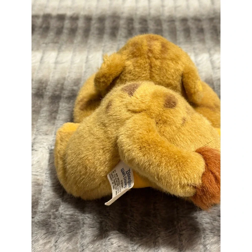 Disney Vintage Lion King Simba Plush Disneyland Walt Disney 9 inch Pouncing Lion